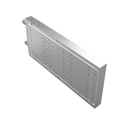 Copper And Aluminum Liquid Cooling Heat Sink Offering Flowrate 300 Liters Per Hour Heat Transfer Solution for Electronics