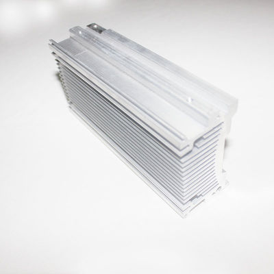 Electronic Heat Dissipation Aluminum Profile Heat Sink CNC Machining Silver Black Customized Components for Heat Transfer