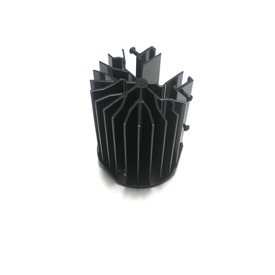 Round Pin Fin Cold Forging Heat Sink , Anti Corrosion Round Led Heatsink 45x70mm