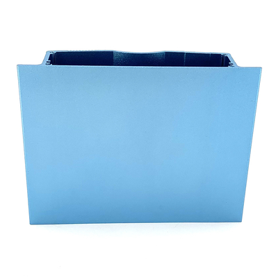 Blue Sand Blast Extruded Aluminium Housing Enclosures For Electronics Anti Rust